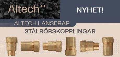 Altech lanserar stålrörskopplingar