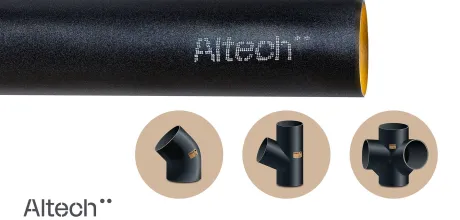 Altech lanserar avloppsrör och delar i gjutjärn. Sveriges ledande varumärke för installationsprodukter inom vs växer än mer.